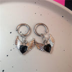 Goth Cutie Charm Hoops